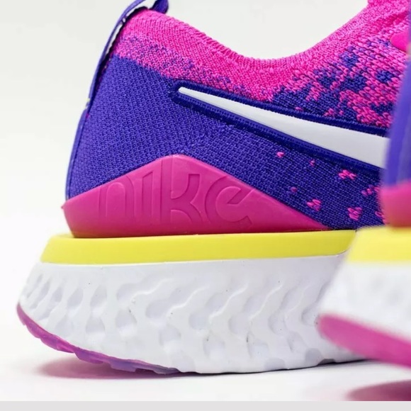 ❌❌SOLD❌❌Nike Epic React Flyknit 2  Fuchsia Pink - Picture 8 of 9